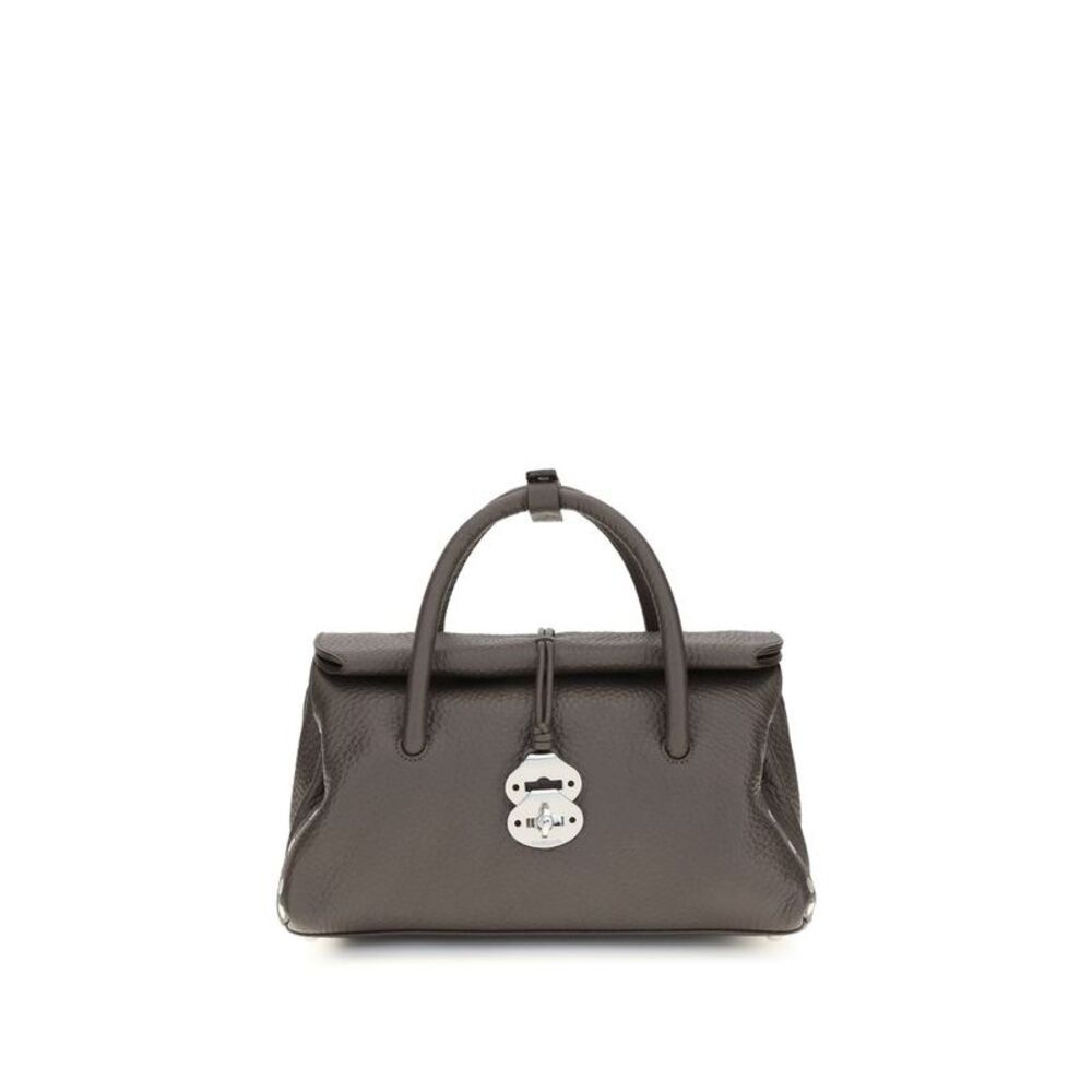Zanellato Brown Calf Leather Bos Taurus Shoulder Women's Bag